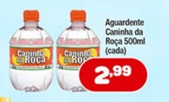 Aguardente Caninha da Roca 500ml