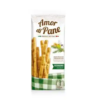 Grissini amor di pane com alecrim droste embalagem 125g