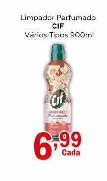 Limpador perfumado cif vários tipos