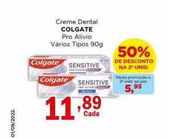 Supermercados Mundial Creme dental colgate oferta