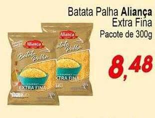 Villefort Atacadista Batata palha aliança extra fina oferta