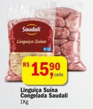 Ultrabox Linguica Suina Congelada Saudali 1kg oferta