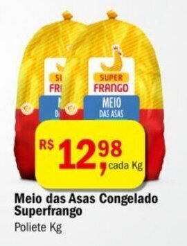 Meio das Asas Congelado Superfrango 1kg