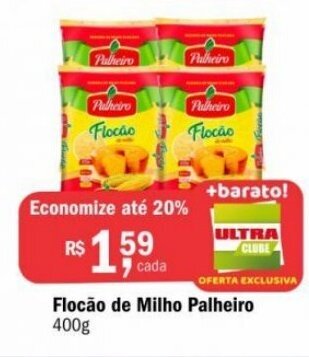 Ultrabox Flocao de Milho Palheiro 400g oferta