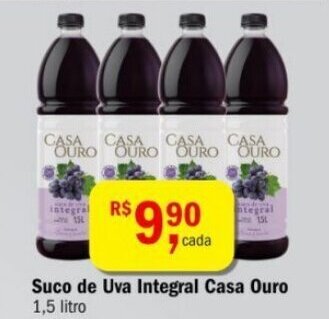 Ultrabox Suco de Uva Integral Casa Ouro 1.5L oferta