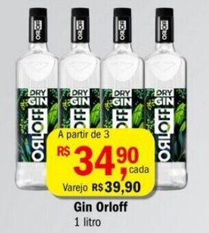 Ultrabox Gin Orloff 1L oferta