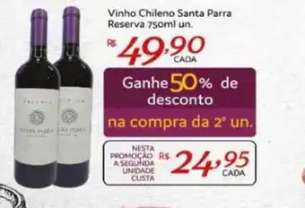 Rede Top Vinho chileno santa parra reserva oferta