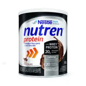 Complemento alimentar nutren whey protein em pó chocolate 400g