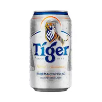 Supermercados Pague Menos Cerveja tiger puremalt crystal lata 350ml oferta