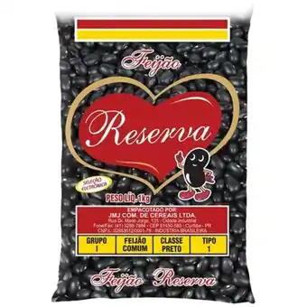 Feijão preto tipo 1 reserva 1kg