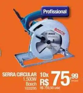 Serra circular 1.500w bosch