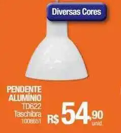 Pendente aluminio taschibra