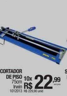 Cortador de piso 75cm irwin