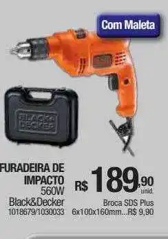 Milium Furadeira de impacto 560w black&decker oferta