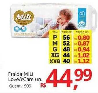 Supermercados Koch Fralda mili love&care oferta