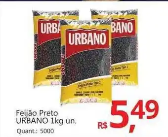Feijço preto urbano