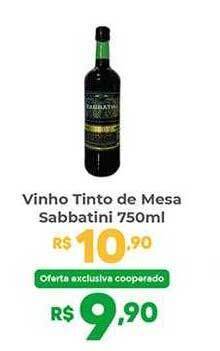 Coocerqui Vinho tinto de mesa sabbatini oferta