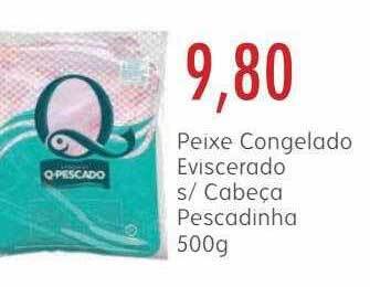 Peixe congelado eviscerado s cabeça pescadinha