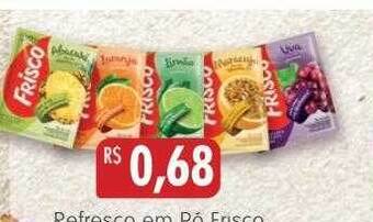 Refresco em pó frisco