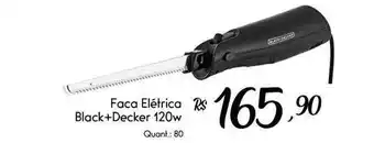 Faca elétrica black+decker 120w
