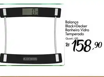 Giassi Supermercados Balança black+decker banheiro vidro temperado oferta