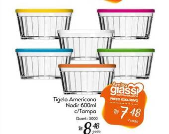 Giassi Supermercados Tigela americana nadir 600ml c tampa oferta