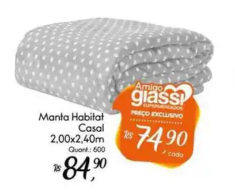 Giassi Supermercados Manta habitat casal 2.00x2.40m oferta