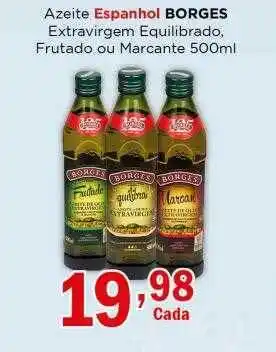 Supermercados Mundial Azeite espanhol borges extravirgem equilbrados frutado ou marcante oferta