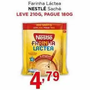 Supermercados Mundial Farinha láctea nestlé sachê oferta