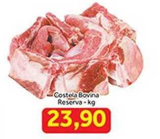 Shibata Supermercados Costela bovina reserva kg oferta