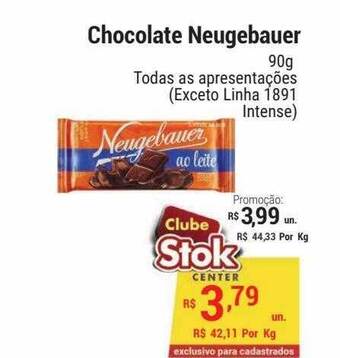 Stok Center Chocolate neugebauer oferta