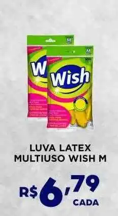 Bahamas Supermercados Luva latex multiuso wish m oferta
