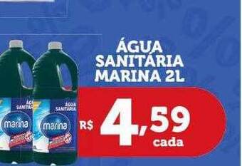 Bahamas Supermercados Água sanitária marina oferta