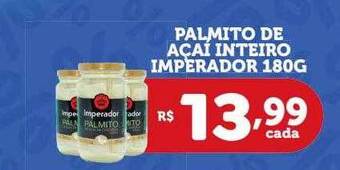 Bahamas Supermercados Palmito de açaí inteiro impérador oferta