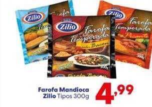 Barracão Supermercado Farofa mandioca zilio tipos oferta