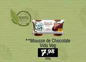 Mousse de chocolate vida veg
