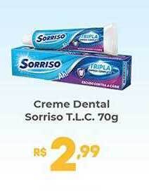 Coocerqui Creme dental sorriso t.l.c oferta