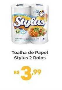 Coocerqui Toalha de papel stylus 2 rolos oferta