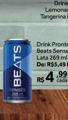 Drink pronto beats senses