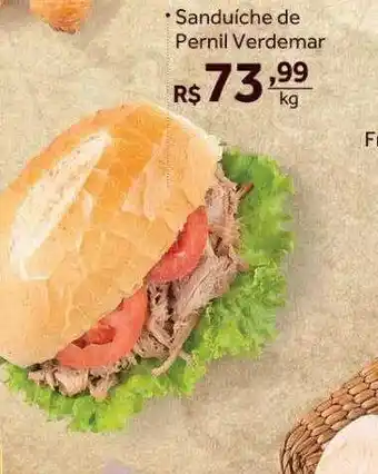 Verdemar Supermercado Sanduiche de pernil verdemar oferta
