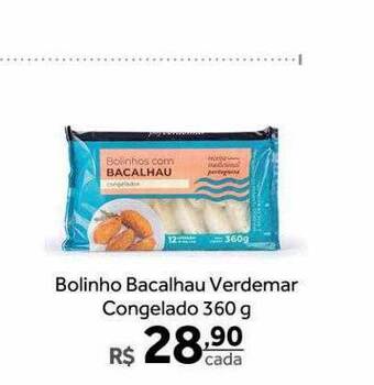 Verdemar Supermercado Bolinho bacalhau verdemar congelado oferta
