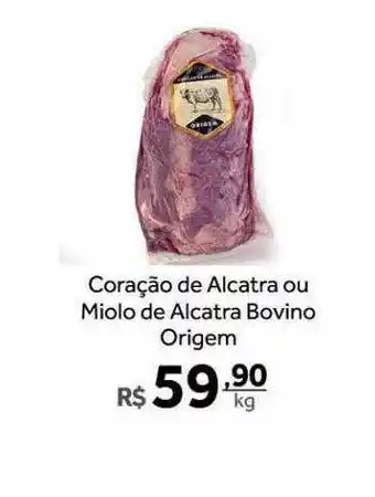 Verdemar Supermercado Coração de alcatra o miolo de alcatra bovino origem oferta