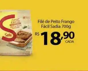 Verdemar Supermercado Filé de peito frango fácil sadia oferta