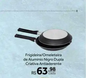 Verdemar Supermercado Frigideira omeleteira de aluminio nigro dupla criativa antiaderente oferta