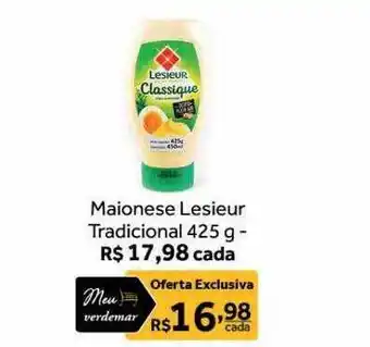 Verdemar Supermercado Maionese lesieur tradicional oferta