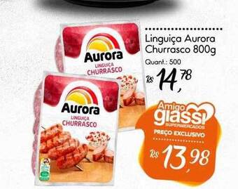 Giassi Supermercados Linguiça aurora churrasco oferta