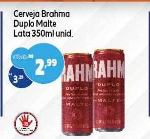 GoodBom Cerveja brahma duplo malte lata oferta