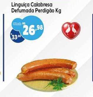 GoodBom Linguiça calabresa defumada perdigão kg oferta