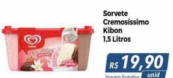 Sorvete cremosíssimo kibon