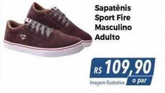 Hiper Moreira Sapatênis sport fire masculino adulto oferta